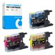 thumbnail image 1 of Cartucho de tinta compatible LC75 de OverstockInk, paquete de 3 para Brother, 1 of 5