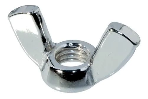 Metalfer - Tuerca Mariposa 1/4 Zn 100 Unidades