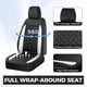 thumbnail image 5 of Fundas de Asiento FLORICH Impermeables de Cuero Sintético Blanco - Juego, 5 of 7