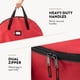 thumbnail image 4 of Contenedor ZOBER Oxford para guardar coronas navideñas, 30 cm, rojo, paquete de 2, 4 of 7