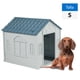 thumbnail image 1 of Casa para perro para Perro 60x54x63.5 cm Blanco, Azul, 1 of 5
