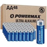 Batería Powermax Aa, Paquete De 48, Ultralarga, 10 Años