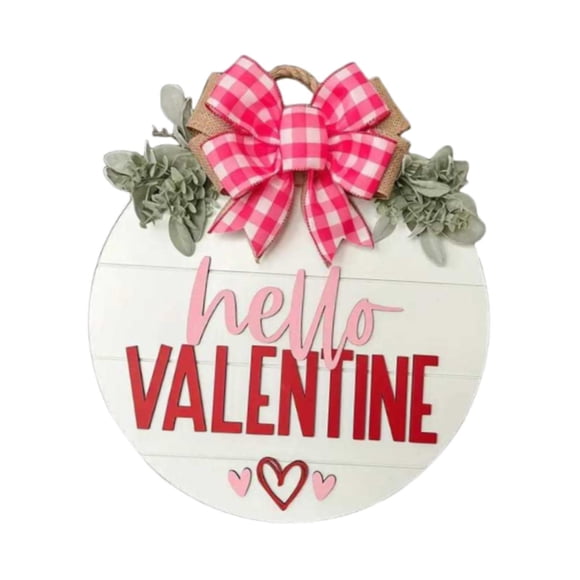 Letrero De San Valentín Para Colgar En La Puerta, Accesorio Para Fotos, Para Exterior, Interior, Hogar, Año Nuevo, Tridimensional