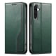 thumbnail image 1 of Funda tipo cartera para Samsung Galaxy A26 de piel con cierre magnético, ranuras para tarjetas y correa para la muñeca Verde, 1 of 6