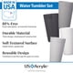 thumbnail image 2 of Water Tumblers US Acrylic Newport, 600 ml, piedra gris, juego de 12, 2 of 8