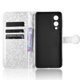 thumbnail image 2 of Funda Cartera Lunares Samsung Galaxy S25 Edge con Tarjetero, Correa y Soporte Plata, 2 of 6
