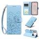 thumbnail image 1 of Funda Cartera para Samsung Galaxy S26 Edge Perro Cachorro Grabado con Tarjetas Soporte Correa Azul, 1 of 6