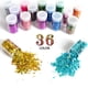 thumbnail image 2 of Set De Purpurina Licool Holográfico Grueso 36 Colores Para Manualidades, 2 of 7