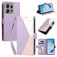 thumbnail image 2 of Funda Cartera Tricolor para Motorola Edge 50 Pro con Ranuras, Morado, 2 of 6