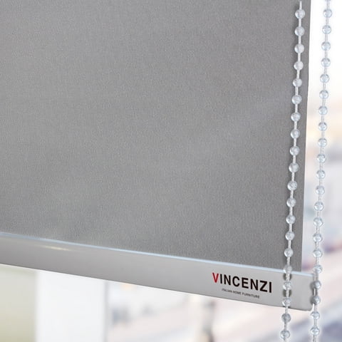 Vincenzi - Cortina Blackout Gris 220X230Cm