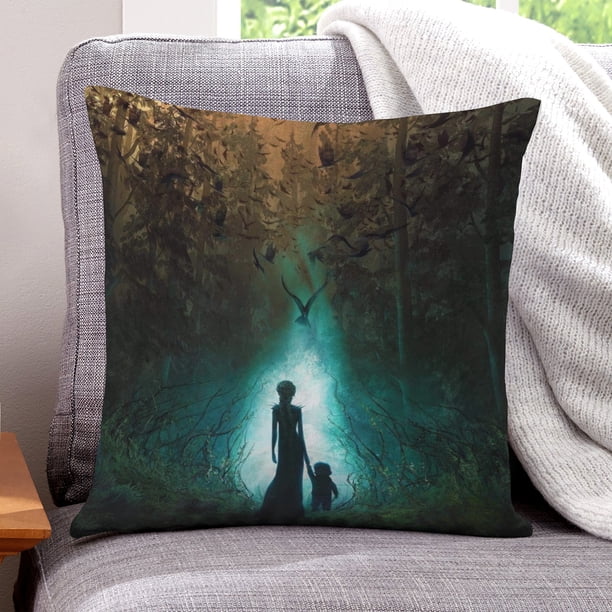 Wildwood Fundas de almohada de terciopelo con tema, regalos de funda de almohada, decoración para el hogar, cojín de lanzar, regalo de cumpleaños para fans y parejas.66*66cm.