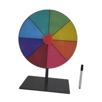 Magideal - Juego De Plato Giratorio De Premio De Mesa, Rueda Giratoria, Con Bolígrafo Borrable, Suministros Para Fiestas, Plato Giratorio De Premio De Rueda De R 8 Cuadrícula