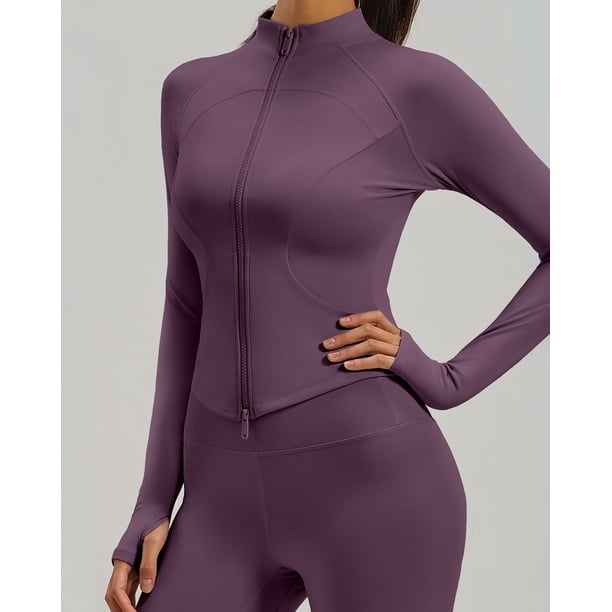 Chaqueta Fitness Mujer Entallada Cierre Pro Calidad - JYT039