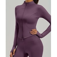 Flix Spa - Chaqueta Fitness Mujer Entallada Cierre Pro Calidad - Jyt039