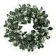 thumbnail image 4 of Corona Grande De Hojas Verdes, Corona Navideña Artificial Para Ventana De Patio, Estilo De Boda F, 4 of 5