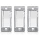 thumbnail image 1 of BESTTEN 3 Pack Slide Dimmer Light Switch, Quiet Rocker, Super Slim Design, 1 of 3