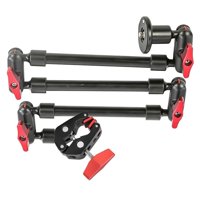 Bothyi - Brazo De Cámara De Aleación De Aluminio Universal Para Transmisión En Vivo De Teléfono Inteligente Para Cámara Web Con Abrazadera