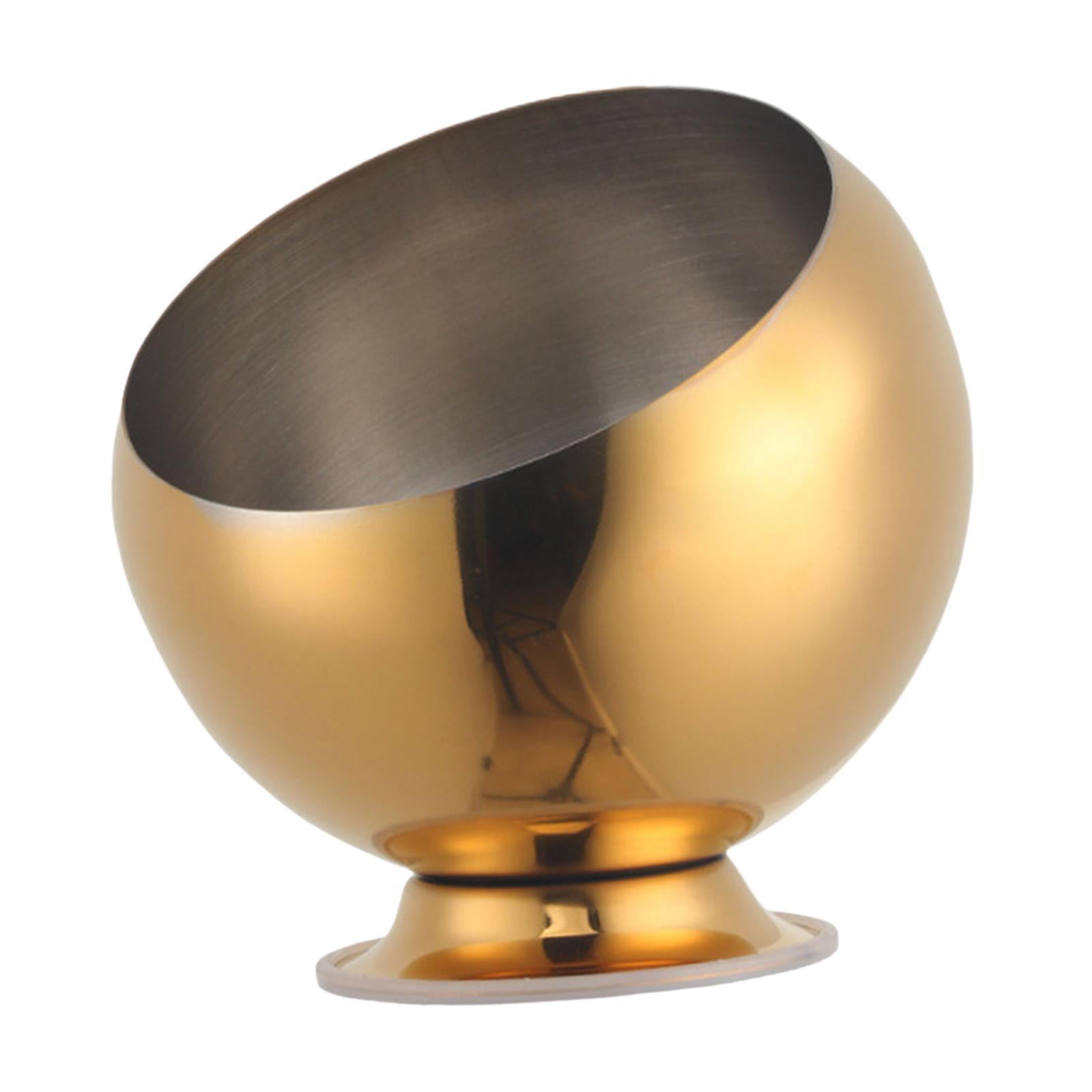 Magideal - Azucarero De Acero Inoxidable, Azucarero Oblicuo De Metal, Soporte Para Cubos De Azúcar Dorados, Olla Para Salsas Para Cafetería, Cafetería, Cocina,