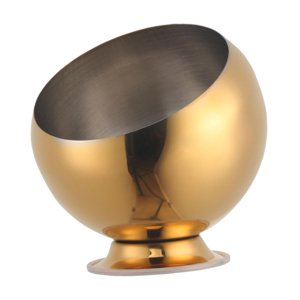 Magideal - Azucarero De Acero Inoxidable, Azucarero Oblicuo De Metal, Soporte Para Cubos De Azúcar Dorados, Olla Para Salsas Para Cafetería, Cafetería, Cocina,