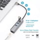 thumbnail image 2 of Adaptador 4 En 1 Usb 3.0 A Rj45 + 3 Puertos Usb 3.0, 2 of 3