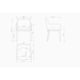 thumbnail image 3 of Silla de comedor Manhattan Comfort Gansevoort de piel sintética, 3 of 7