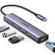 thumbnail image 1 of Adaptador USB C a Ethernet Hub UGREEN 4 en 1 con 3 puertos USB 3.0, 1 of 3