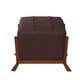 thumbnail image 2 of Pouf Marsella Pu Chocolate, 2 of 3
