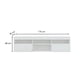 thumbnail image 5 of Rack de TV hasta 60" Blanco 2 puertas - Estilo paris Contemporáneo Be Design(175x48x35 cm), 5 of 5