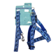 thumbnail image 1 of Pechera Ajustable para Perro Mascota Huellitas + Correa Talla L Azul, 1 of 1