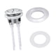 thumbnail image 3 of Botón De Descarga De Inodoro De Doble Pulsación, Botón Universal Para Tanque De Inodoro Para Ba?o, Plateado, 3 of 5