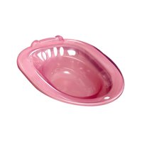 Ioensy - Baño De Asiento Para Ancianos, Bidé Para Mujeres, Baño De Cadera, Amplia Zona De Asientos, Resistente, Evita Sentadillas, Rosa