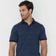 thumbnail image 3 of Polera Hombre Polo Jersey Miniprint Navy Corona, 3 of 5