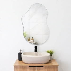 Fmfurniture - Espejo 84X54X1,9 Cm Forma Irregular