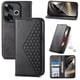 thumbnail image 4 of Funda Flip FOXDOCK para Xiaomi Redmi Turbo 3 5G , Estilo Billetera con Diseño Rombo, Correa de Mano y Soporte, Uso Diario, 4 of 6