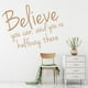 thumbnail image 2 of Decomural Believe You Can Inspirational WS-43931, 2 of 2