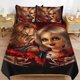 thumbnail image 1 of Bride of Chucky And Tiffany Bedding Set Duvet Cover Comfortable and Lightweight Cartoon Bedding 3 Piece Bed Set, 1 of 5
