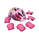 thumbnail image 1 of Casco y Kit Protección Bicicleta Patinaje Antigolpes Rosado, 1 of 5
