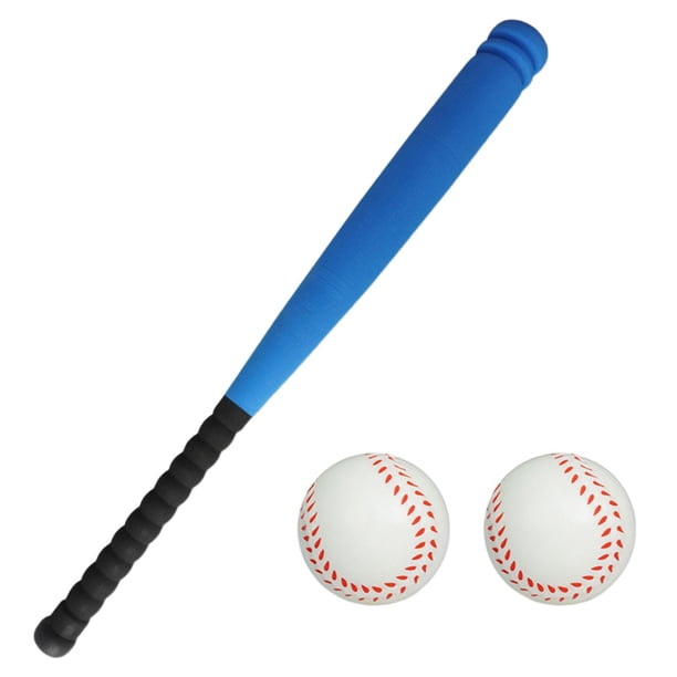Bates de Béisbol de Béisbol para Niños Bating Habilidades de Bateo de Juguetes Mini Bolas de Béisbol Suave de Béisbol Juego de Bateo para Niños para a azul 54cm