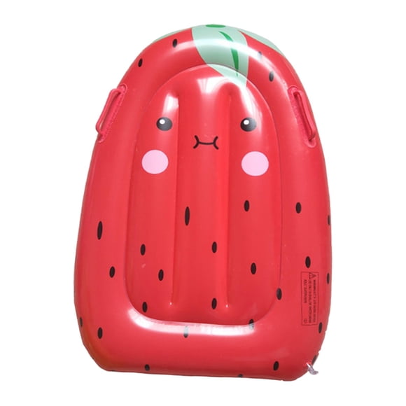 Flotador Inflable Para Piscina Para Niños Con Estampado De Frutas, Tabla Flotante Para Verano, Lago Rojo
