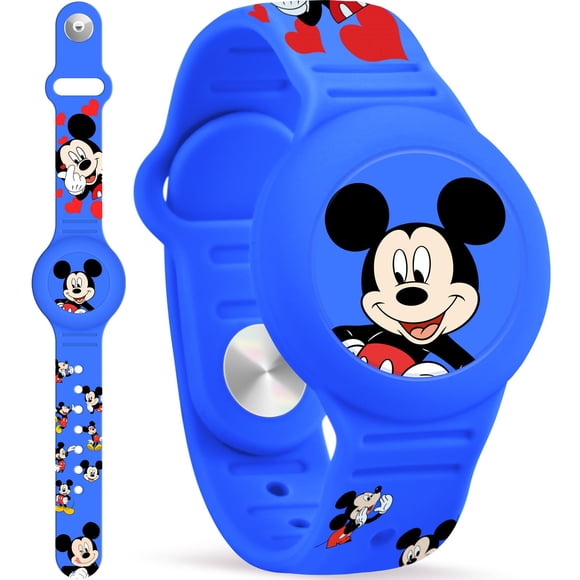 Pulsera Airtag SlyCroko 14‑18 cm Impermeable Azul