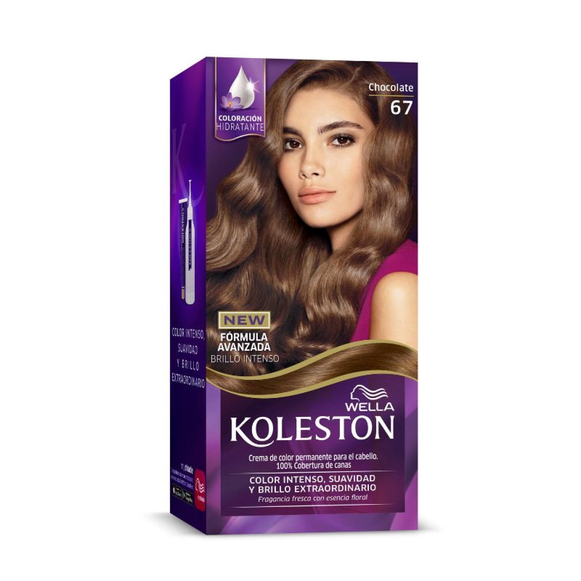 Coloración Koleston Cabello Minikit 67 Chocolate Deity