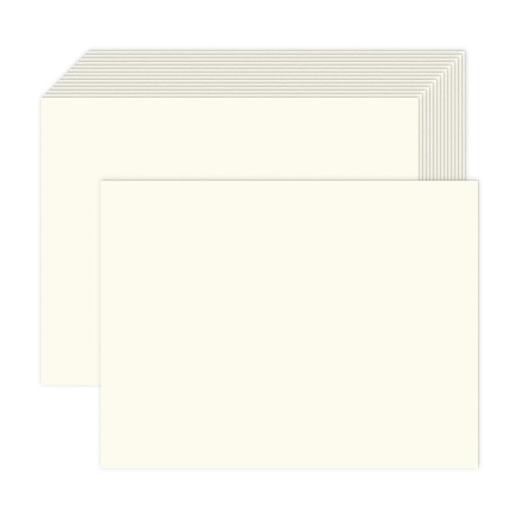 Cartulina Goefun 5x7 pulgadas 100 unidades 230 g/m² color crema