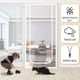 thumbnail image 2 of Cortina de puerta con cremallera antigatos, cortina divisoria para mascotas, mosquitera para balcón, mosquitera para evitar que escapen gatos y cachorros., 2 of 6