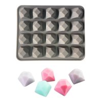 Genérico - Moldes De Chocolate Moldes Silicona Chocolate Diamante