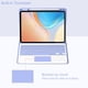 thumbnail image 3 of Funda con teclado Eisuiyi para iPad 10,9/11" Bluetooth con panel táctil – Morado, 3 of 7