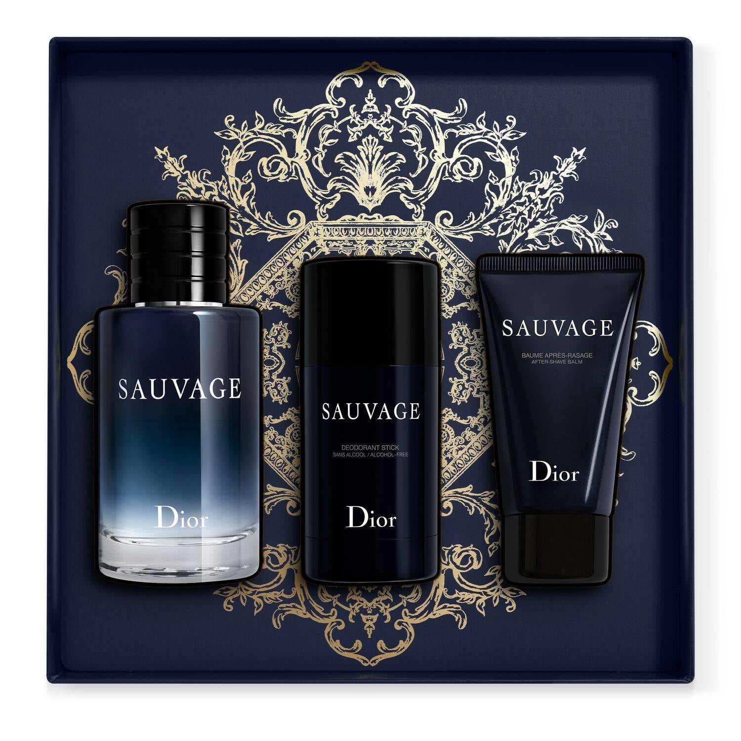 Dior Sauvage セット 100ml/75g/50ml Pack Sauvage Edt 100ml + 75g Deo + 50ml As hombre | Lider