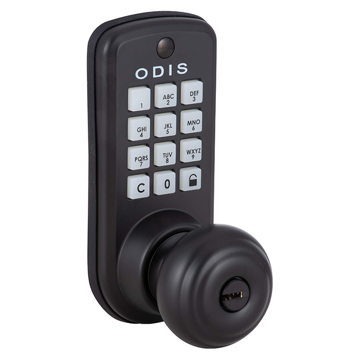 Cerradura Digital Odis Con Pomo 6500 Negra