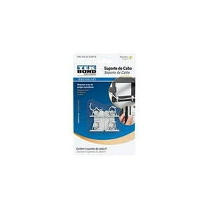 Tekbond - Organizador Adhesivo De Cables P - 4Un.