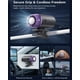 thumbnail image 4 of Ventilador clip coche pantalla LED 360° rotación portátil silencioso mini sin aspas 199 velocidades, 4 of 8