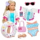 thumbnail image 1 of Set de juego de natación para American Girl Doll Lembani de 18 pulgadas, 1 of 8